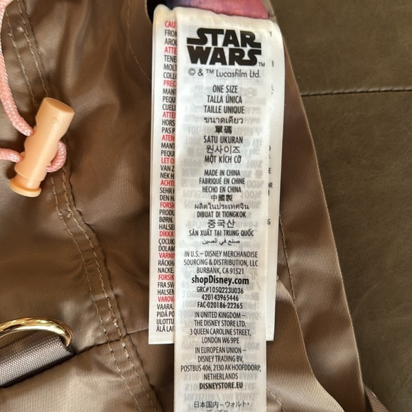 Disney Starwars Taupe Backpack Sling or Crossbody Bag NWOT - Picture 11 of 15